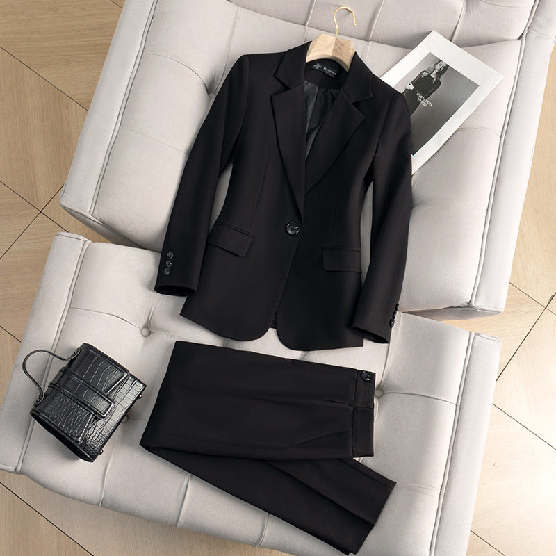 Senior Gray Suit Business Women LadyShow.Store