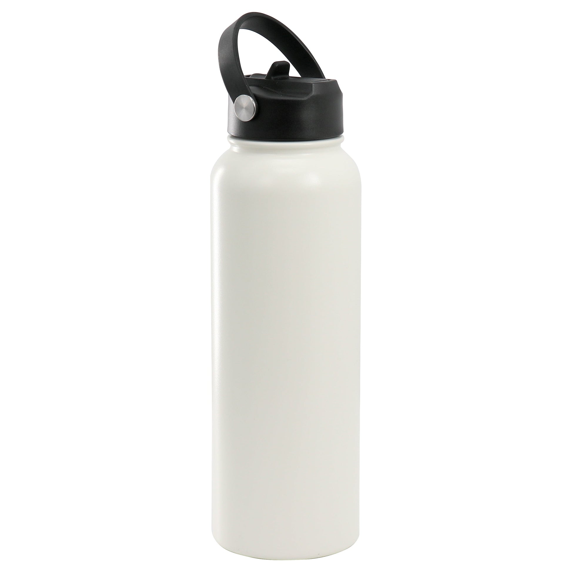 Gibson Home Marina 38oz Stainless Steel Thermal Bottle with Lid in Cream LuxuryLifeWay Online Store