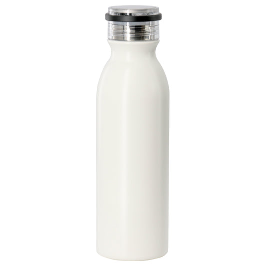 Gibson Home Marina 20oz Stainless Steel Thermal Bottle with Acrylic Lid in Cream LuxuryLifeWay Online Store