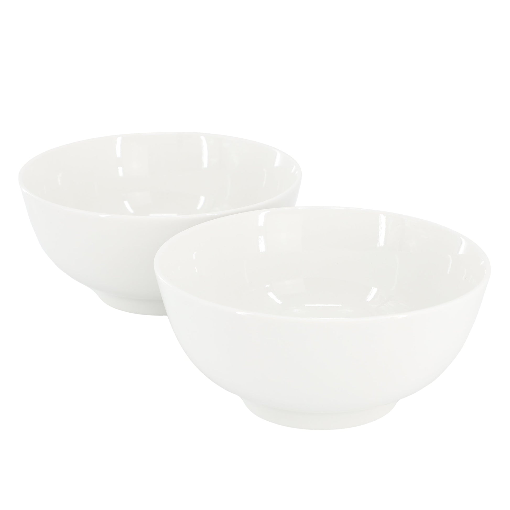 Gibson Home Great Essentials 2 Piece 6.9 Inch Fine Ceramic Noodle Bowl Set in White LuxuryLifeWay Online Store