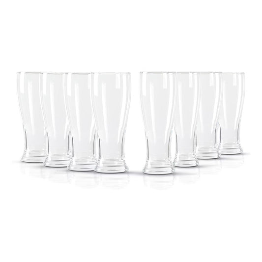 Gibson Home Callum 8 Piece 15.6 Ounce Tall Pub Glass Set in Clear LuxuryLifeWay Online Store