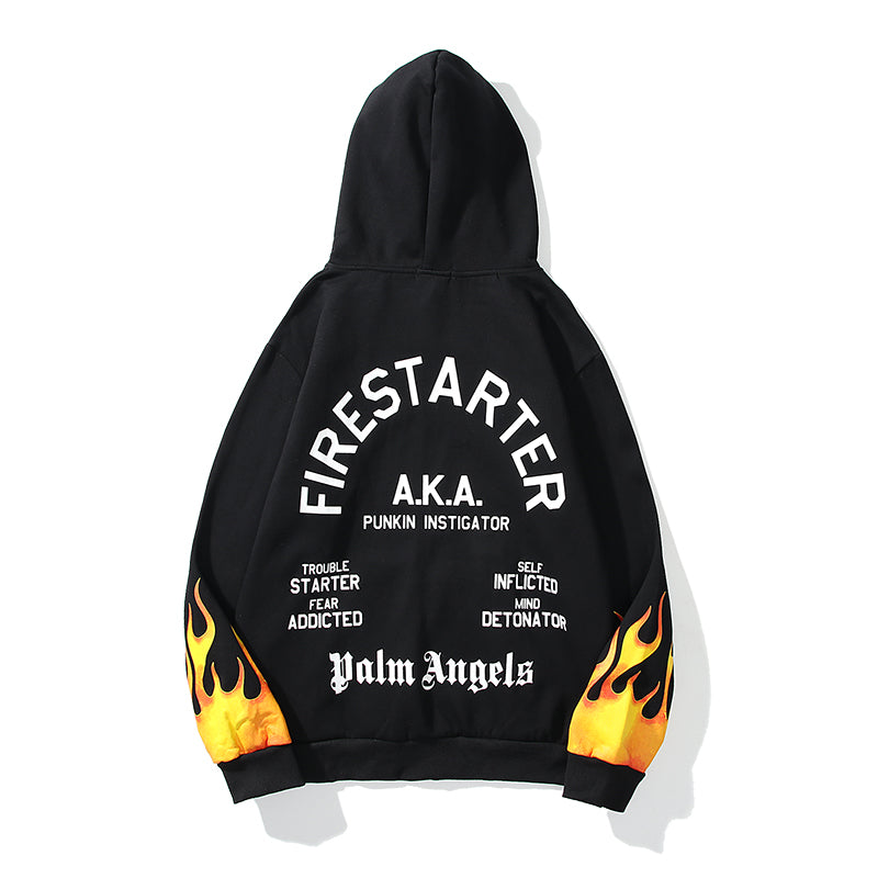 Flame hooded sweatshirt