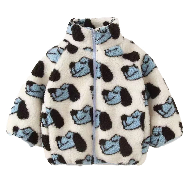 Girl Thickened Fleece Jacket For Kids LadyShow.Store