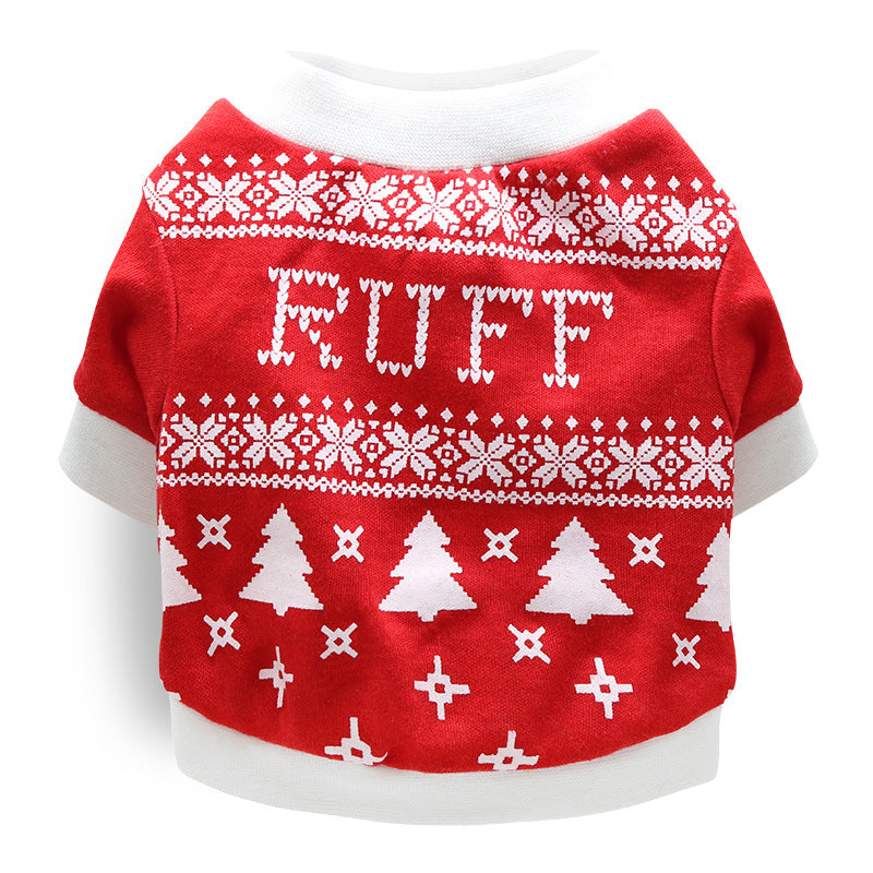 Christmas pet dog clothes Pets Fashion