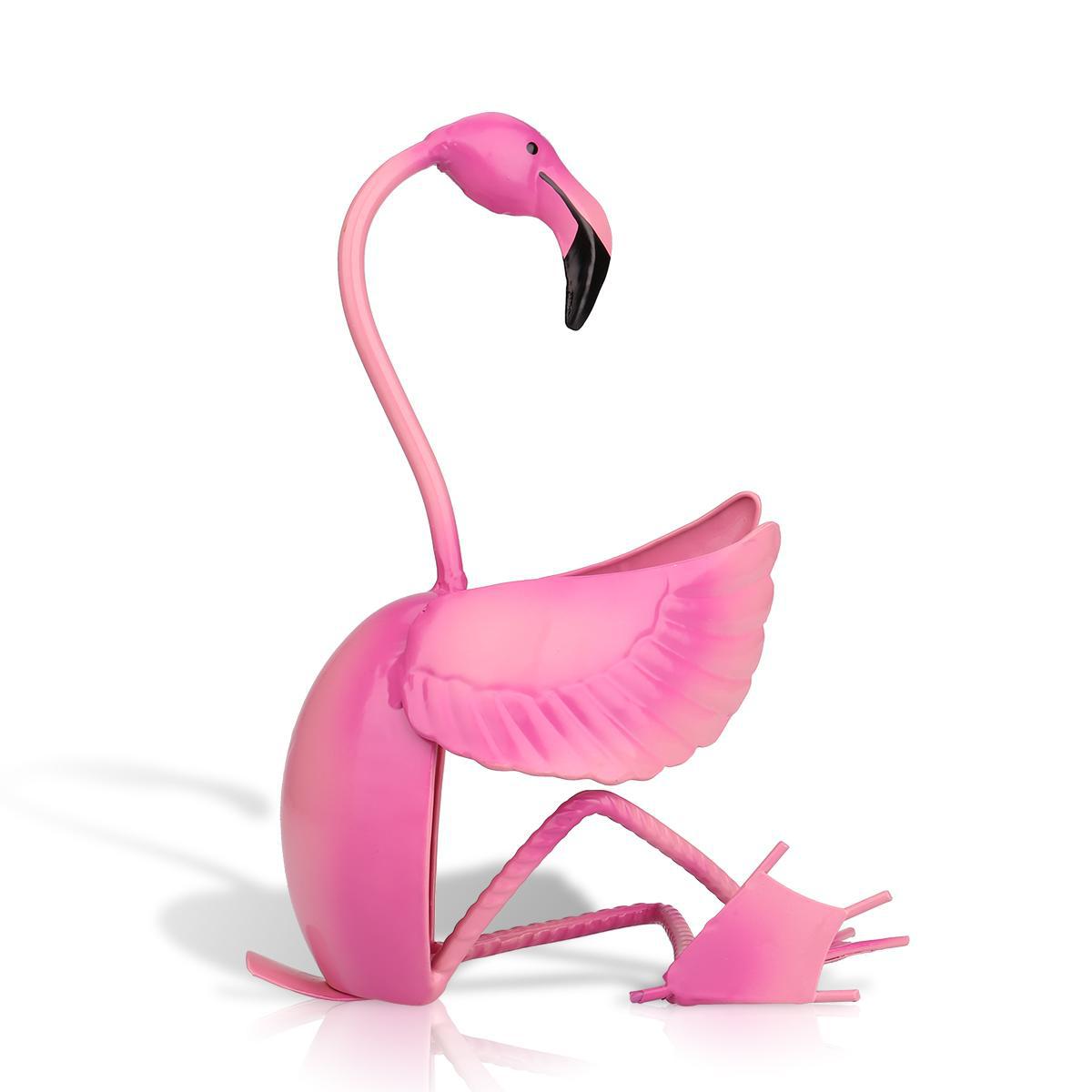 Flamingo wine rack wrought iron LuxuryLifeWay Online Store