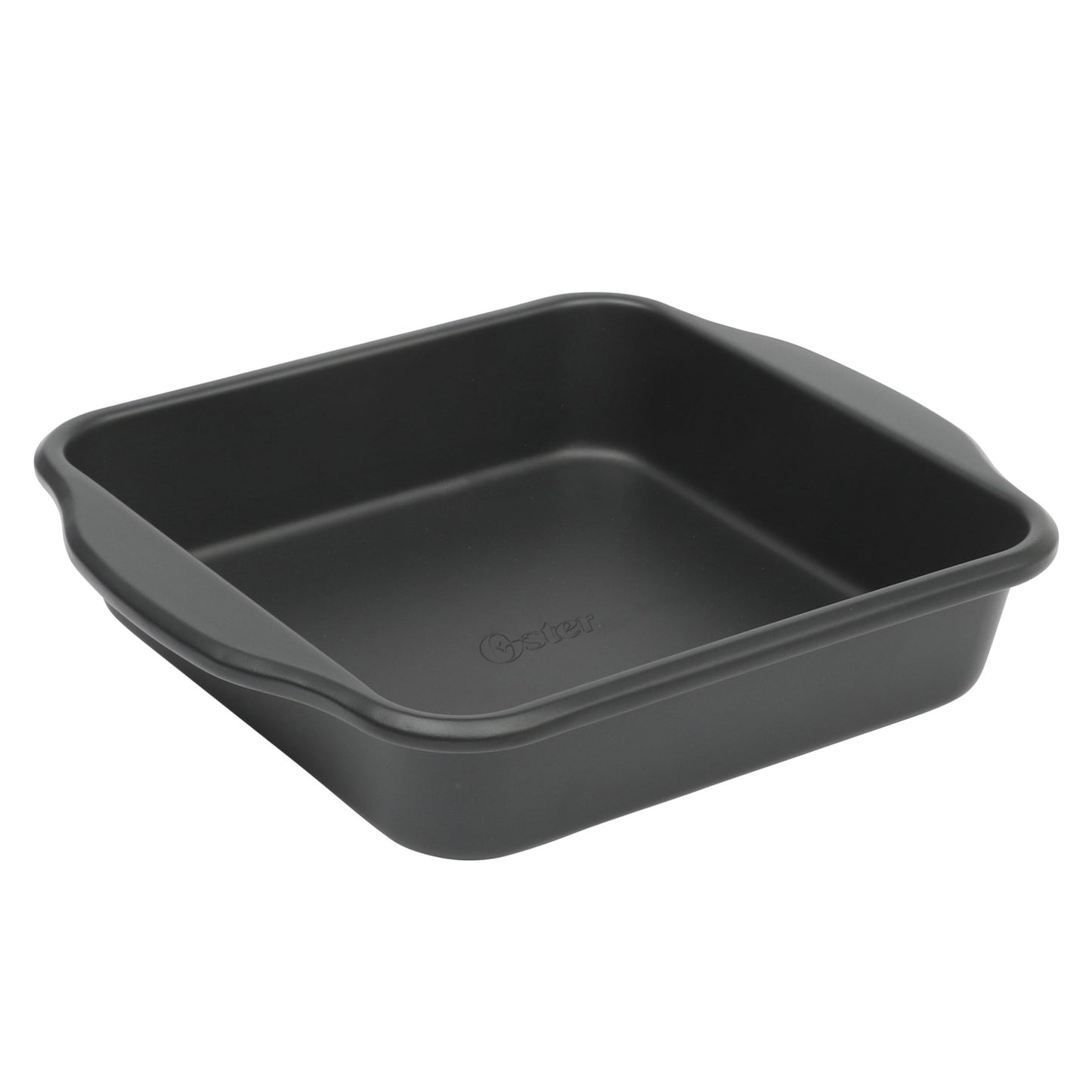 Oster Teston Platinum Collection 8 Inch Nonstick Carbon Steel Square Cake Pan in Matte Black LuxuryLifeWay Online Store