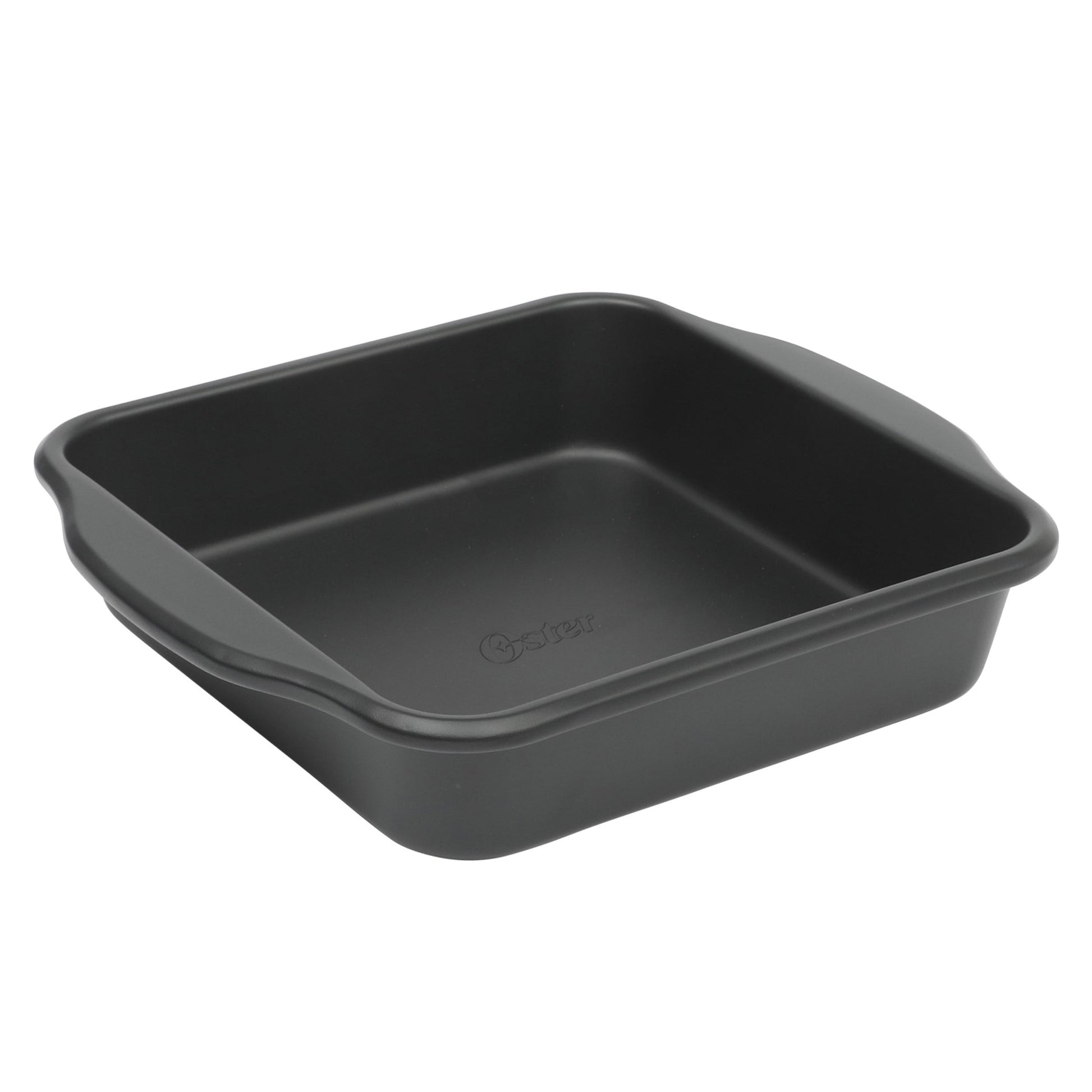 Oster Teston Platinum Collection 8 Inch Nonstick Carbon Steel Square Cake Pan in Matte Black LuxuryLifeWay Online Store