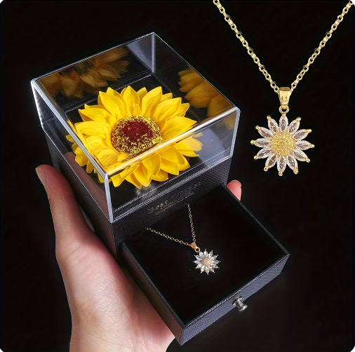 Sunflower Bloom Necklace – Perfect Gift for Mother's Day, Valentine's, & Christmas LadyShow.Store