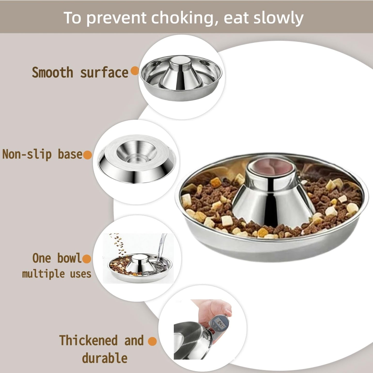 Stainless Steel Puppy Weaning Bowls,Cat Bowls For Food Water,Multiple Puppies Feeder Whelping Dishes,Litter Feeding Station Pans For Small Dogs Cats Eating At Same Time-Small Medium Large Size Pets Fashion