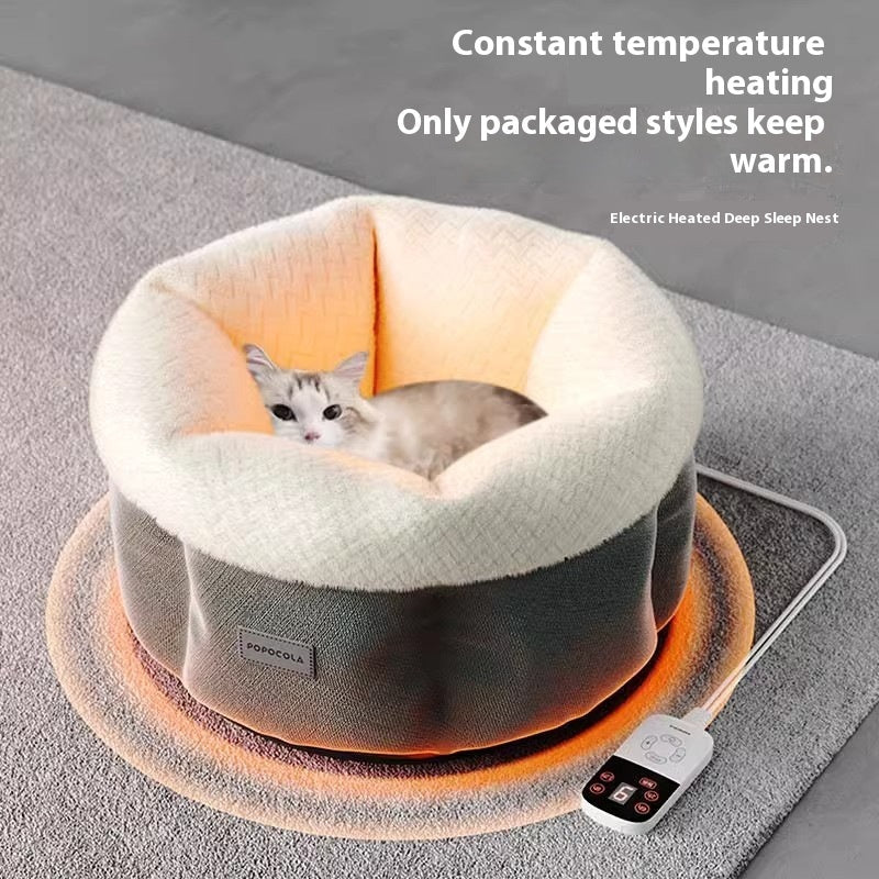 Warm Closed Winter Heating Pet Cat Intelligent Electric Heating Kennel Pets Fashion