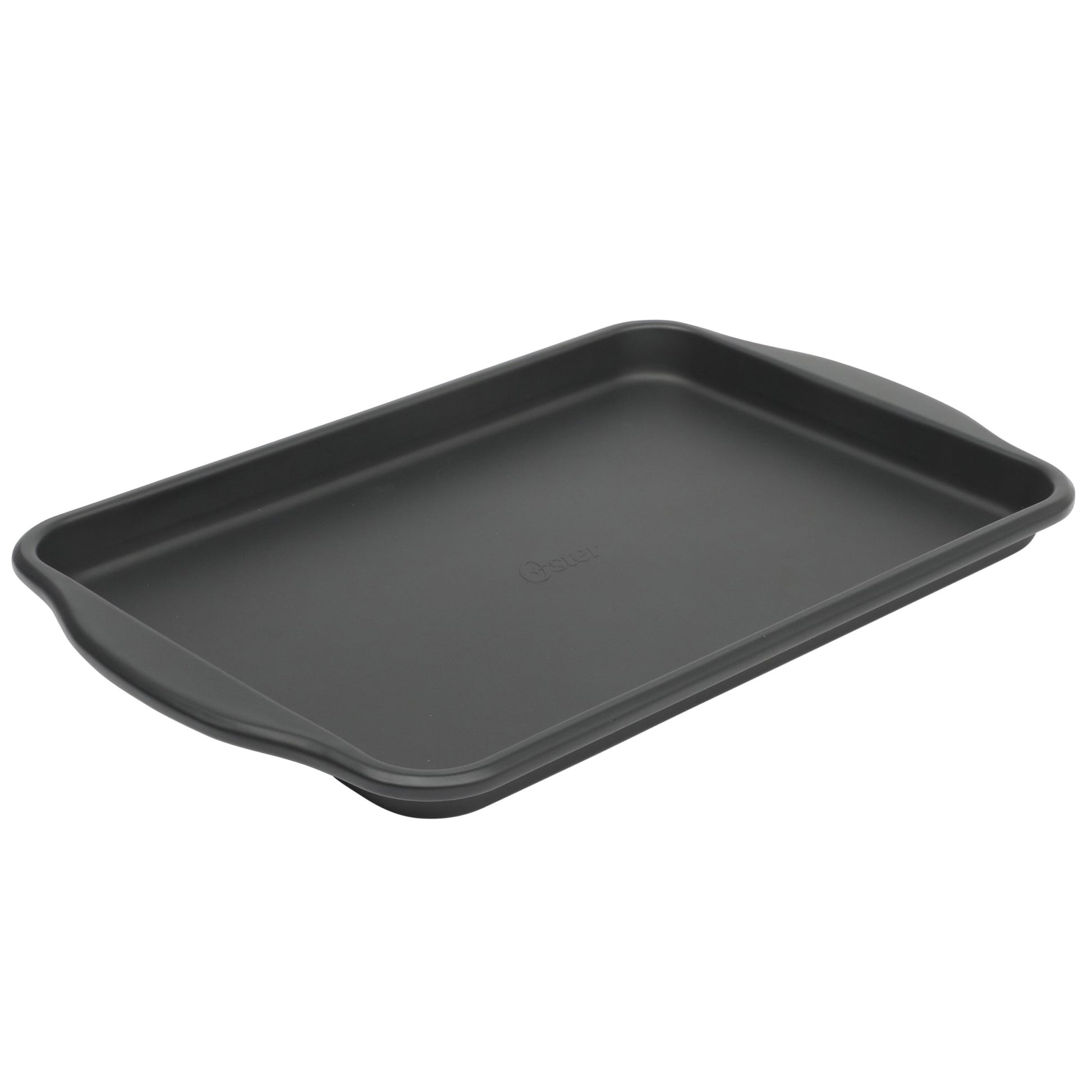 Oster Teston Platinum Collection 15x10 Inch Nonstick Carbon Steel Cookie Sheet in Matte Black LuxuryLifeWay Online Store