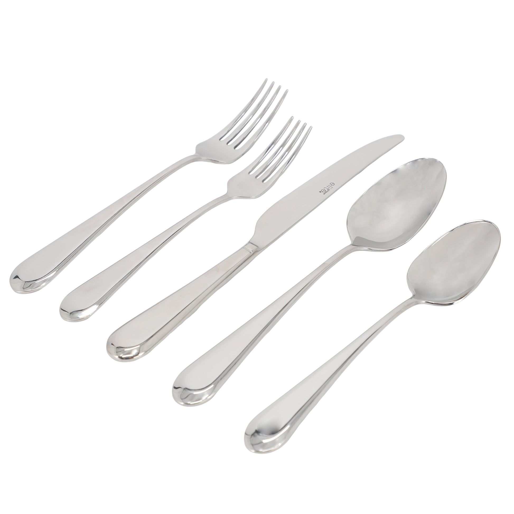 Gibson Elite Claudine 20 Piece Stainless Steel Flatware Set in Silver LuxuryLifeWay Online Store