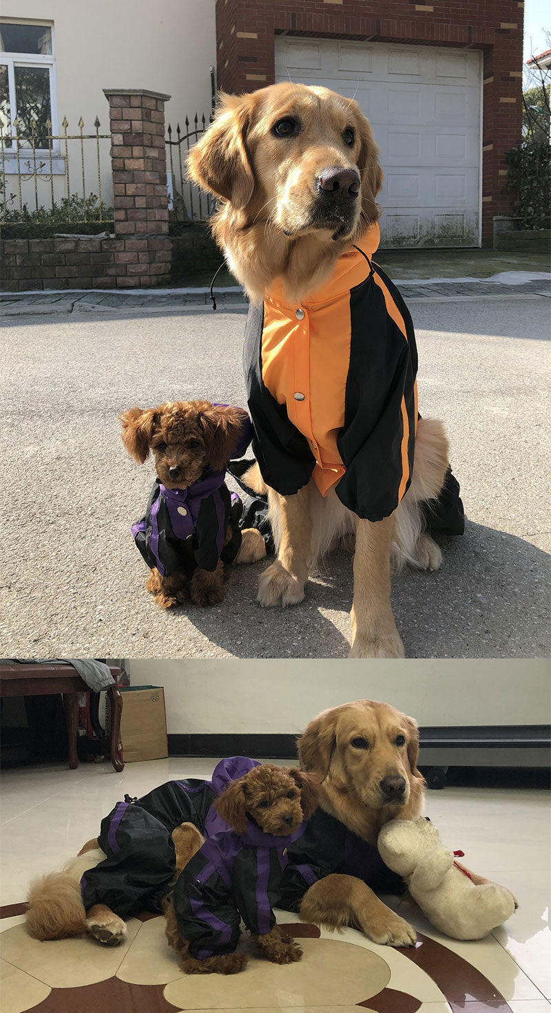 Large dog pet raincoat Pets Fashion