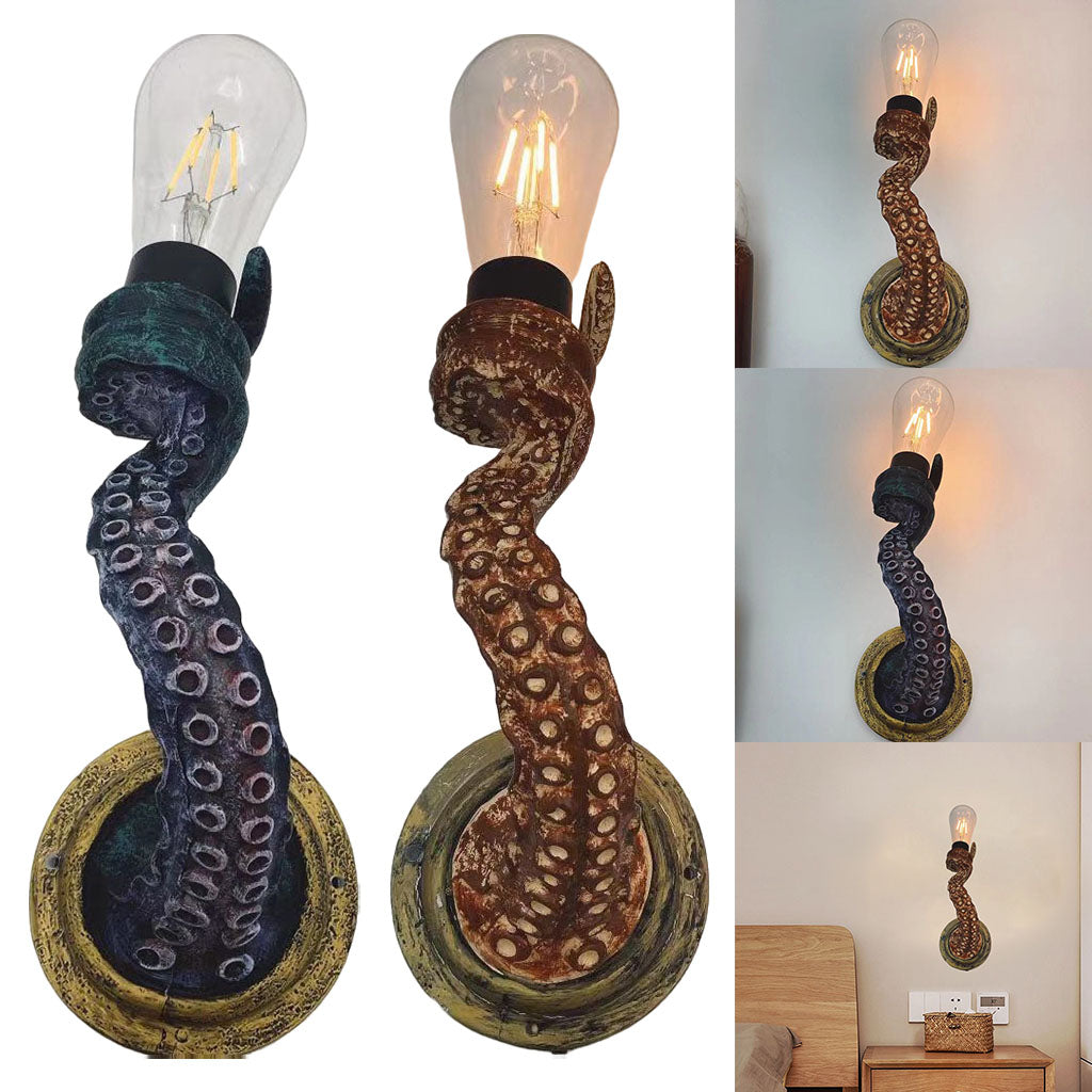 Retro Octopus Electric Light Tentacle Wall Sconces Lamp for Home Decor PearlNestDecor.com