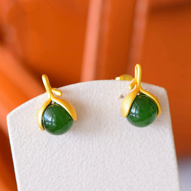 Delicate Dainty And Minimalist Flower Bud Earrings LuxuryLifeWay Online Store