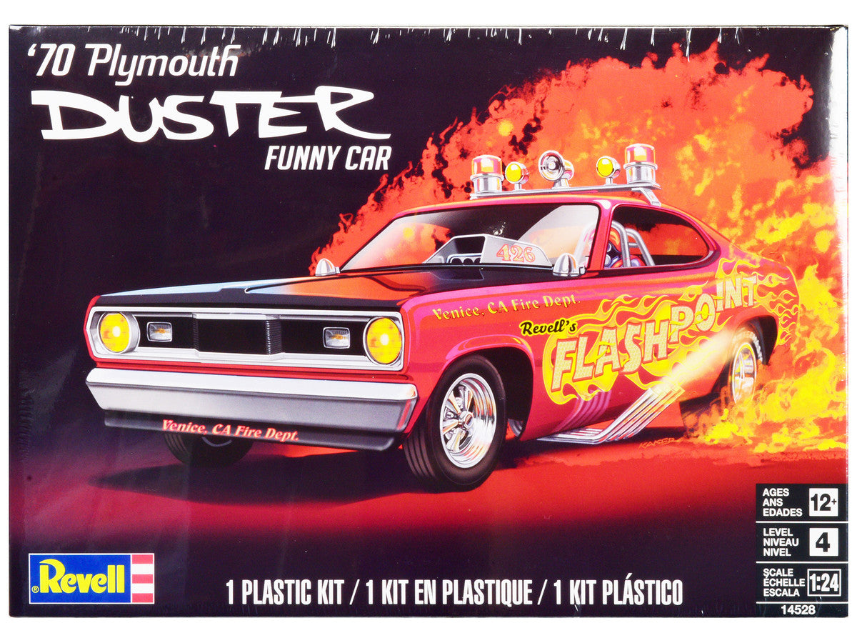 Level 4 Model Kit 1970 Plymouth Duster Funny Car 1/24 Scale Model by Revell LuxuryLifeWay Online Store