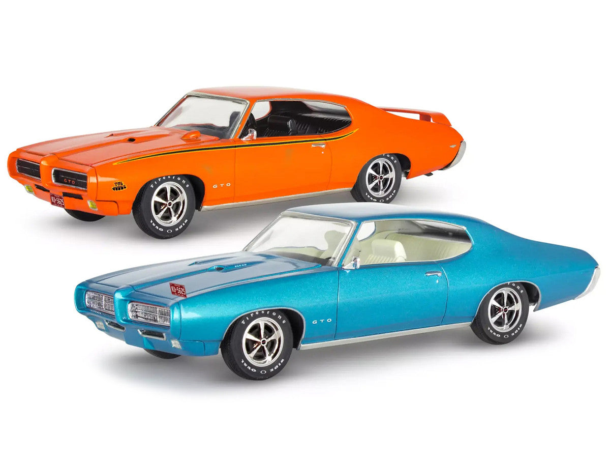 Level 4 Model Kit 1969 Pontiac GTO 2-in-1 Kit 1/24 Scale Model by Revell LuxuryLifeWay Online Store