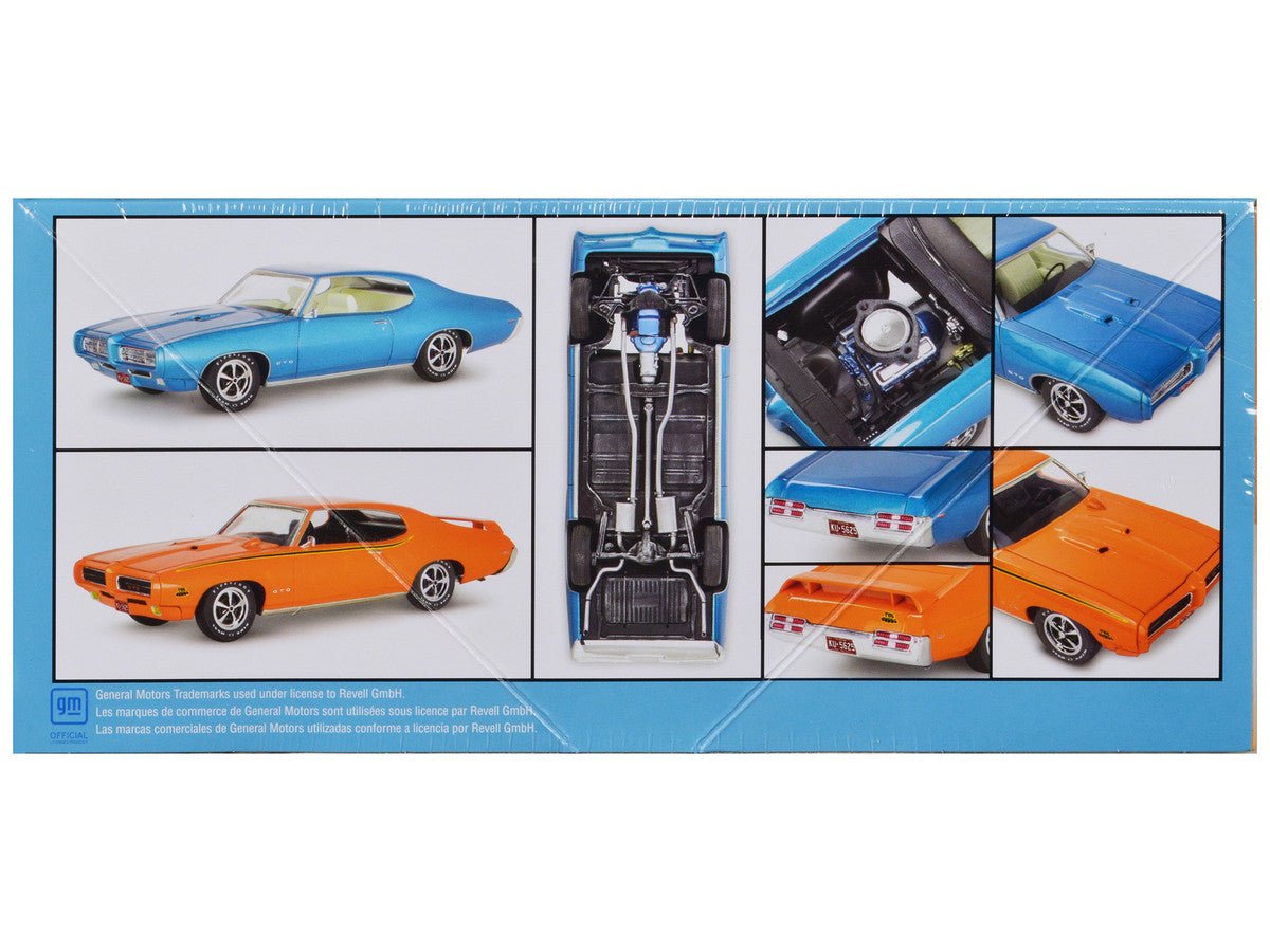 Level 4 Model Kit 1969 Pontiac GTO 2-in-1 Kit 1/24 Scale Model by Revell LuxuryLifeWay Online Store