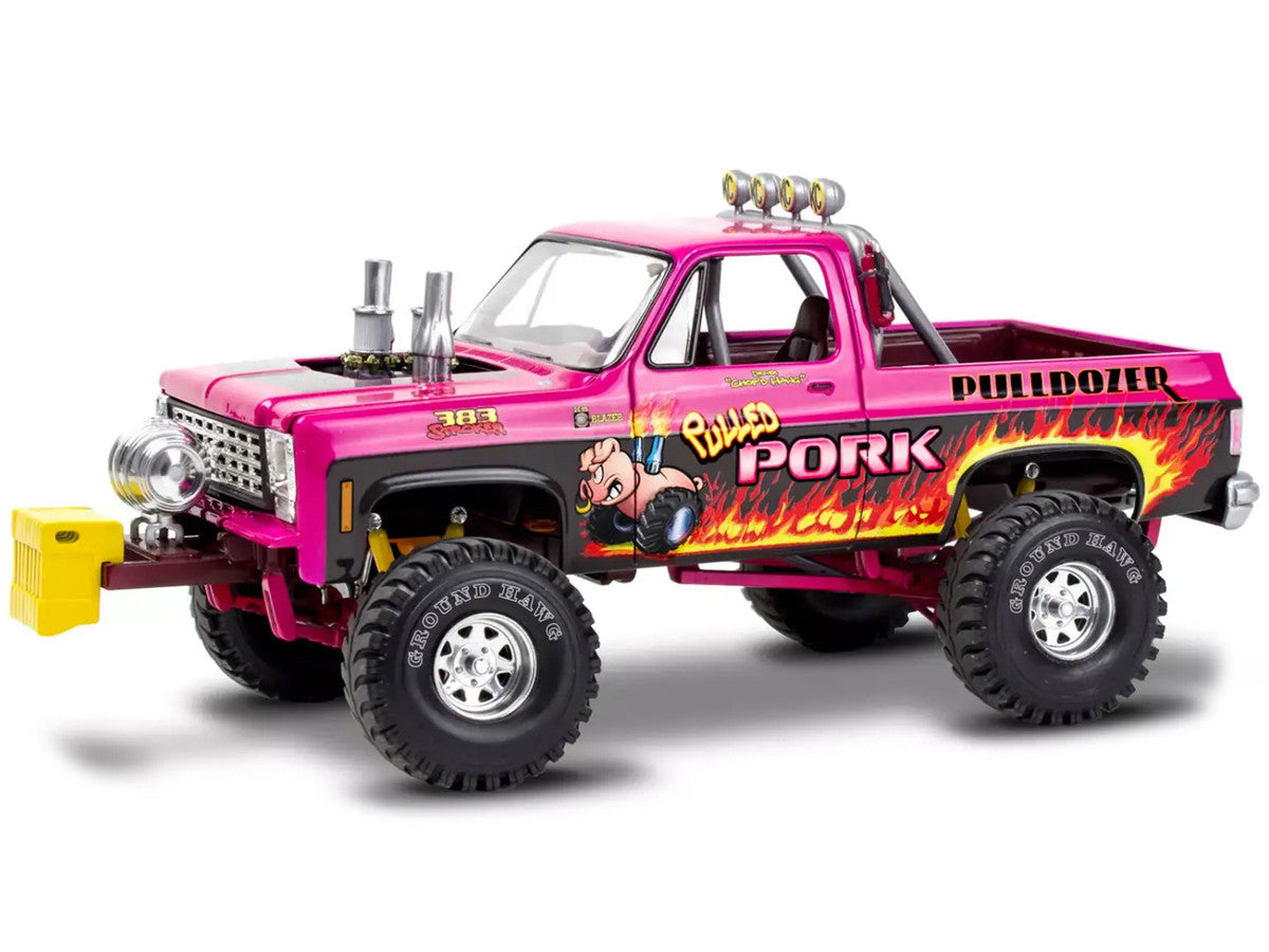 Level 4 Model Kit 1978 Chevrolet Blazer Pickup Truck "Pulled Pork Pulldozer" 1/24 Scale Model by Revell LuxuryLifeWay Online Store
