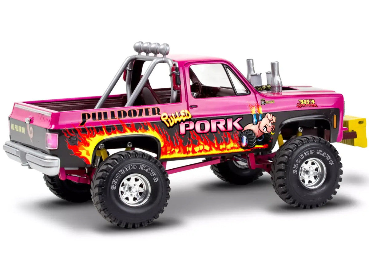 Level 4 Model Kit 1978 Chevrolet Blazer Pickup Truck "Pulled Pork Pulldozer" 1/24 Scale Model by Revell LuxuryLifeWay Online Store