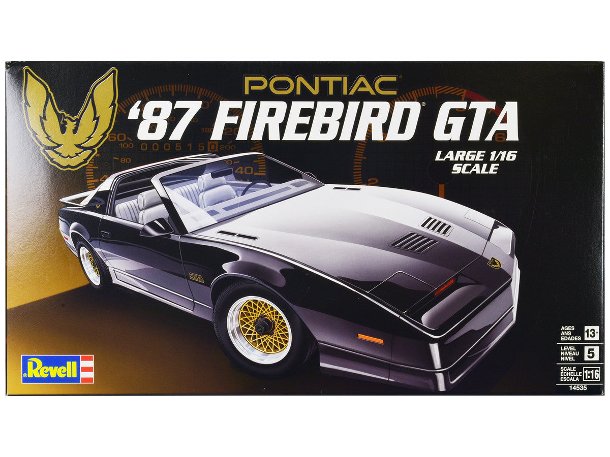 Level 5 Model Kit 1987 Pontiac Firebird GTA 1/16 Scale Model by Revell LuxuryLifeWay Online Store