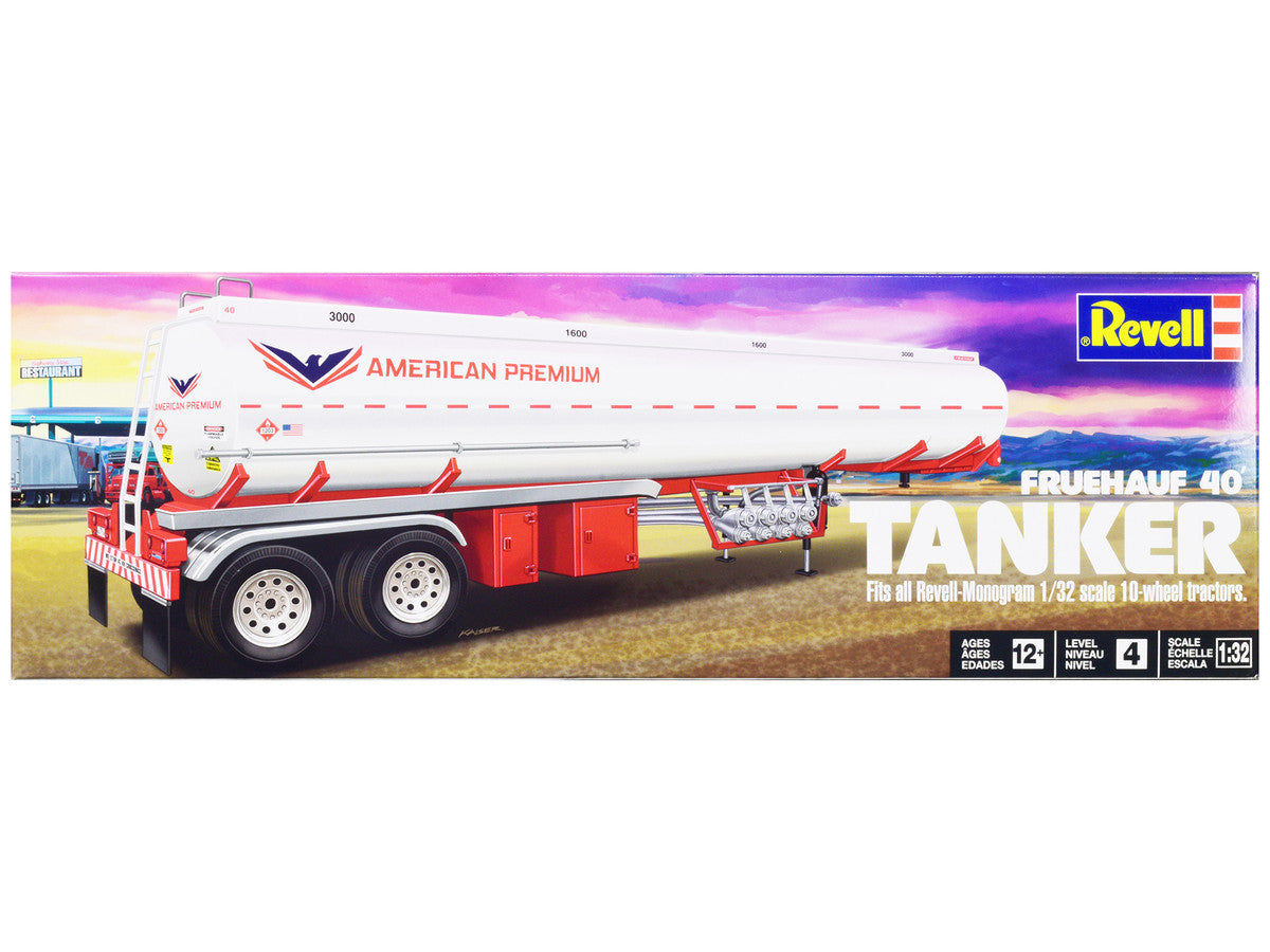 Level 4 Model Kit Fruehauf 40' Tanker Trailer 1/32 Scale Model by Revell LuxuryLifeWay Online Store