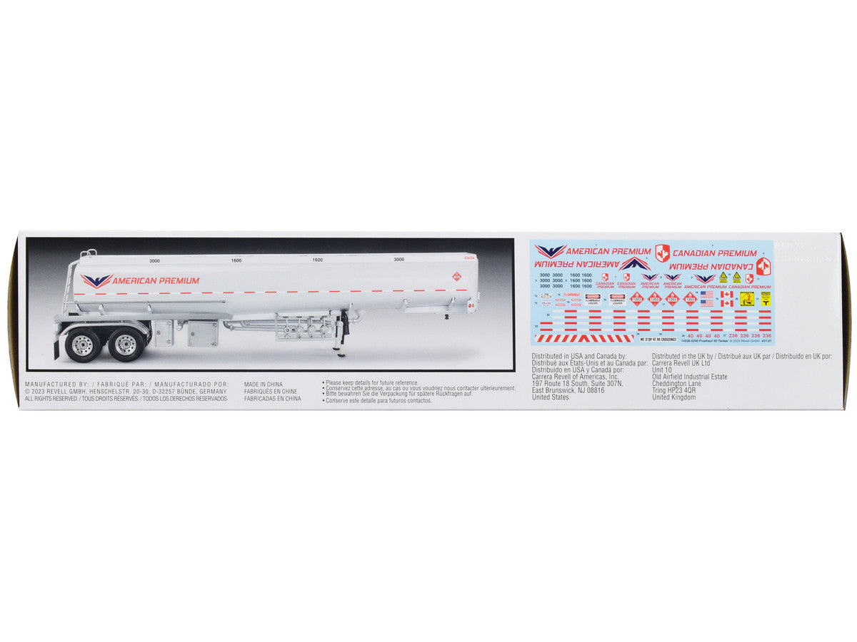 Level 4 Model Kit Fruehauf 40' Tanker Trailer 1/32 Scale Model by Revell LuxuryLifeWay Online Store