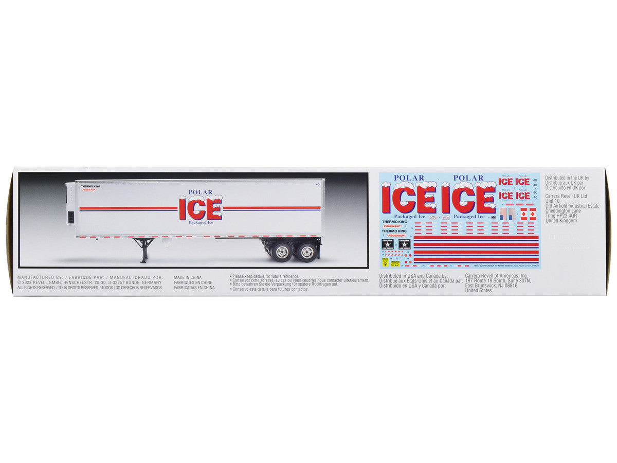 Level 4 Model Kit Fruehauf 40' Refrigerated Trailer "Polar ICE" 1/32 Scale Model by Revell LuxuryLifeWay Online Store