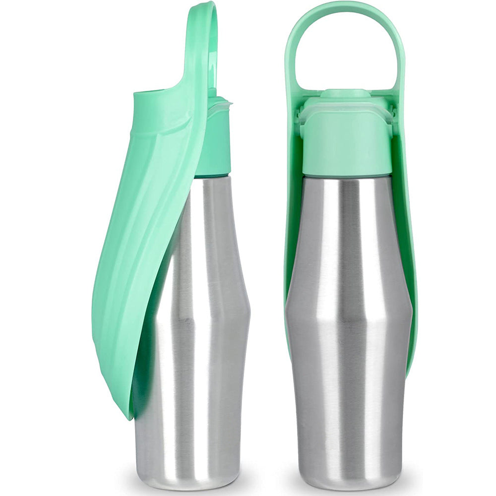 New Portable Pet Dog Water Bottle Soft Silicone Leaf Design For Dog Pets Outdoor Travel Drinking Bowls Water Dispenser Pets Fashion