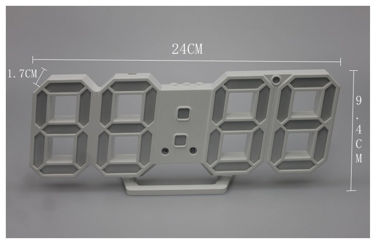3D LED Wall Digital Clock PearlNestDecor.com