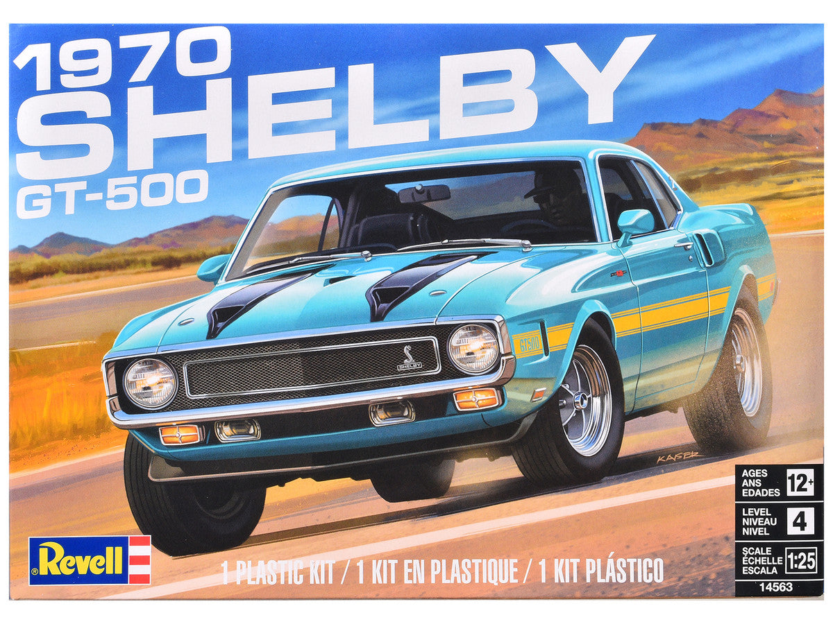Level 4 Model Kit 1970 Shelby GT-500 1/25 Scale Model by Revell LuxuryLifeWay Online Store