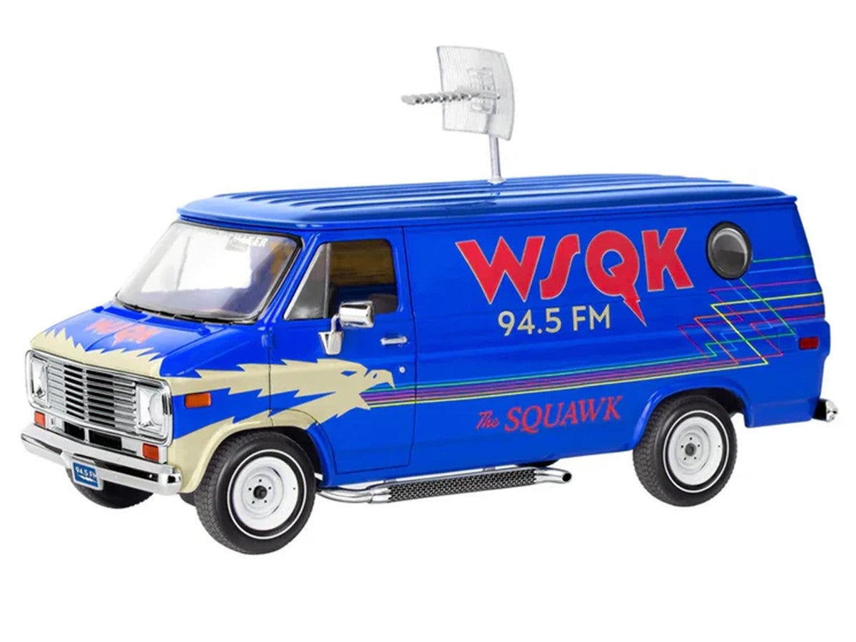 Level 3 Model Kit 1977 GMC "WSQK Squawk" Van "Stranger Things" (2016-2025) TV Series 1/25 Scale Model by Revell LuxuryLifeWay Online Store