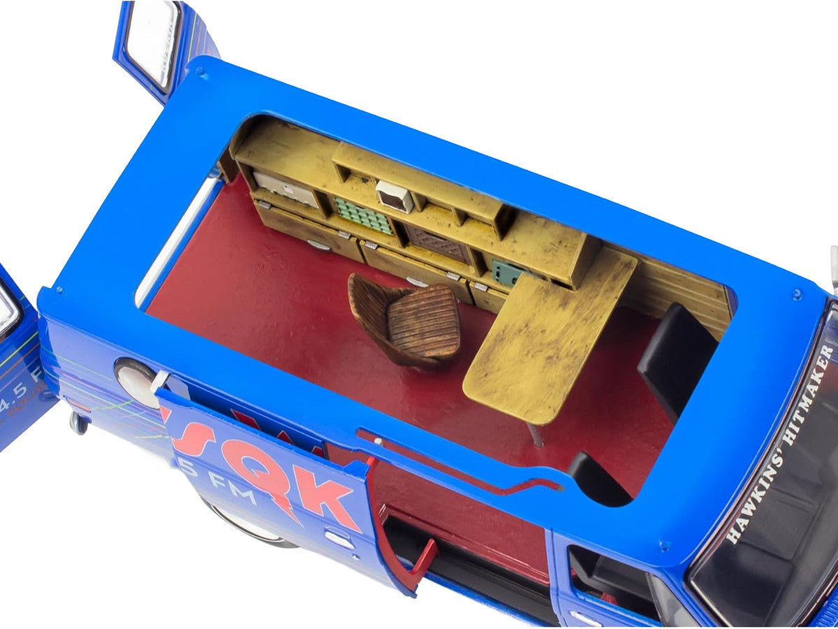 Level 3 Model Kit 1977 GMC "WSQK Squawk" Van "Stranger Things" (2016-2025) TV Series 1/25 Scale Model by Revell LuxuryLifeWay Online Store