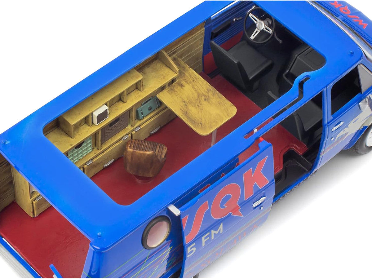 Level 3 Model Kit 1977 GMC "WSQK Squawk" Van "Stranger Things" (2016-2025) TV Series 1/25 Scale Model by Revell LuxuryLifeWay Online Store