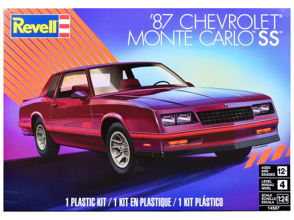 Level 4 Model Kit 1987 Chevrolet Monte Carlo SS 1/24 Scale Model by Revell LuxuryLifeWay Online Store