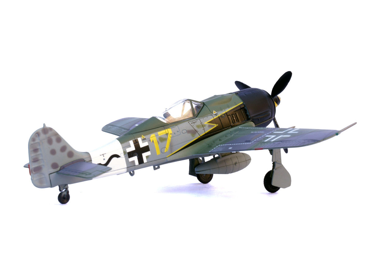 Focke-Wulf Fw 190A Aircraft "Yellow 17 24-Victory Ace Willi Unger 12./JG 3 Udet Germany" (1944) German Luftwaffe 1/72 Diecast Model Airplane by Legion LuxuryLifeWay Online Store