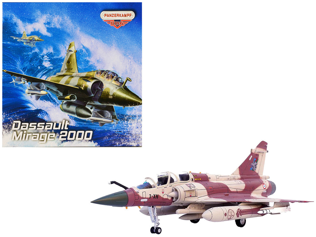 Dassault Mirage 2000D Fighter Aircraft "133 Couteau Delta Nancy-Ochey AB" French Air Force "Wing" Series 1/72 Diecast Model by Panzerkampf LuxuryLifeWay Online Store