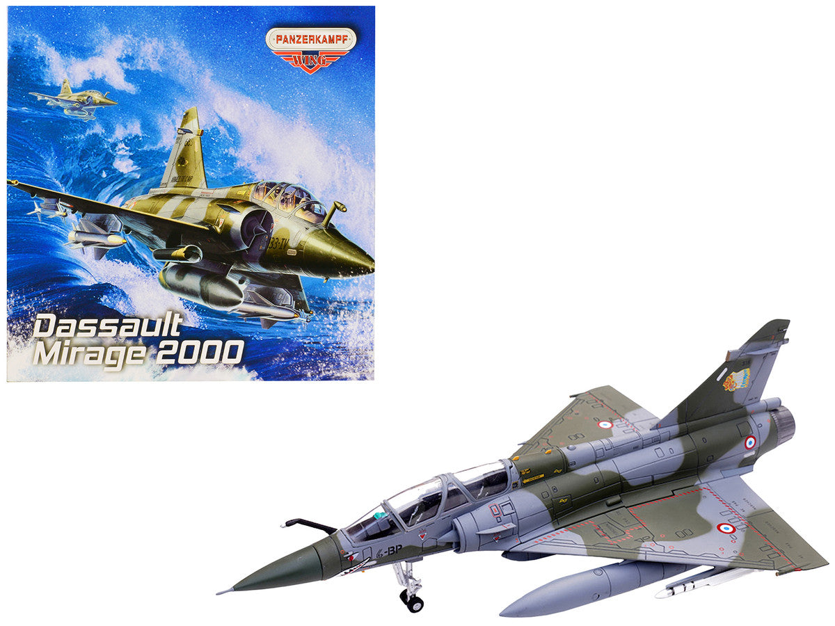 Dassault Mirage 2000N Fighter Aircraft "Escadron de Chasse 2/4 La Fayette Luxeuil" (2004) French Air Force "Wing" Series 1/72 Diecast Model by Panzerkampf LuxuryLifeWay Online Store