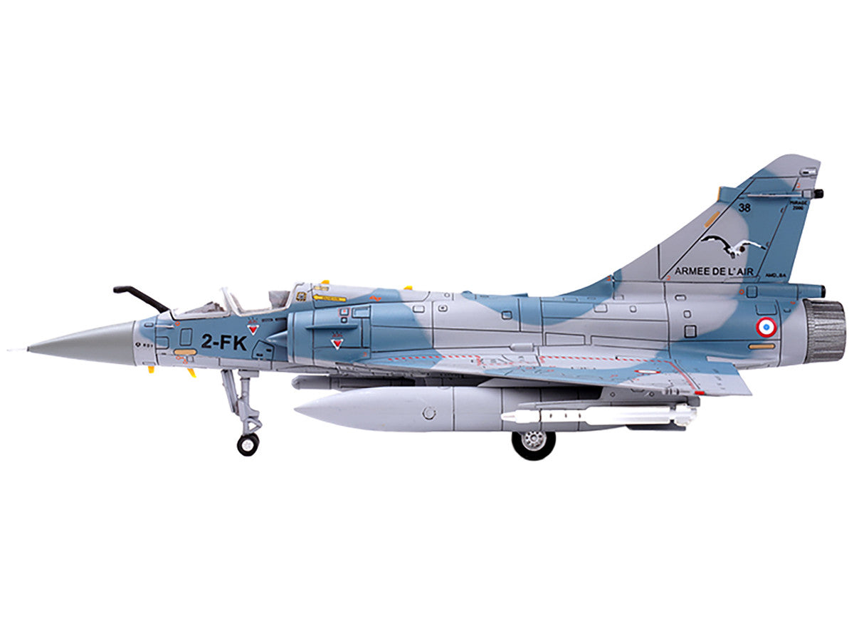 Dassault Mirage 2000-5F Fighter Aircraft "2-FK Cigognes" French Air Force "Wing" Series 1/72 Diecast Model by Panzerkampf LuxuryLifeWay Online Store