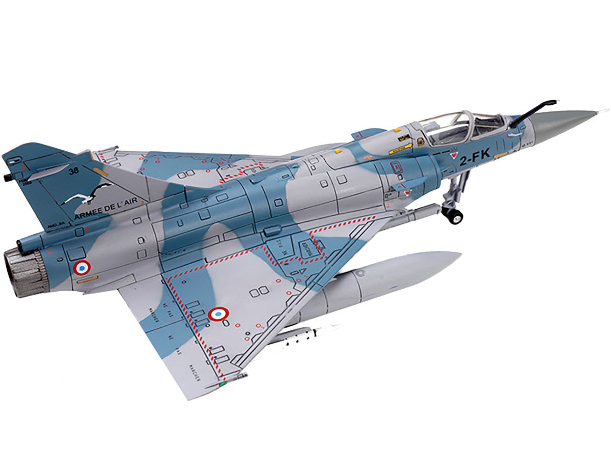 Dassault Mirage 2000-5F Fighter Aircraft "2-FK Cigognes" French Air Force "Wing" Series 1/72 Diecast Model by Panzerkampf LuxuryLifeWay Online Store