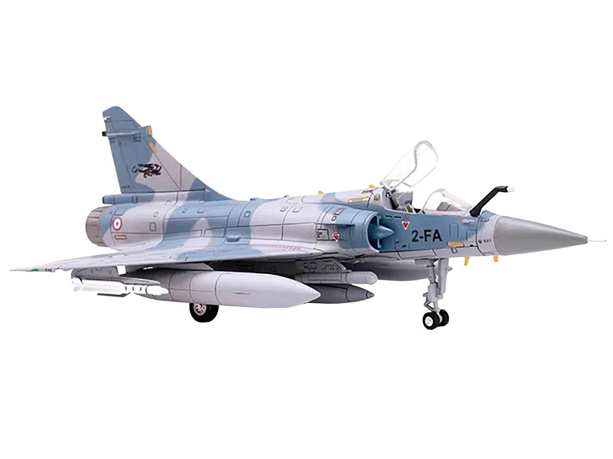 Dassault Mirage 2000-5F Fighter Aircraft "2-FA Cigognes" French Air Force "Wing" Series 1/72 Diecast Model by Panzerkampf LuxuryLifeWay Online Store