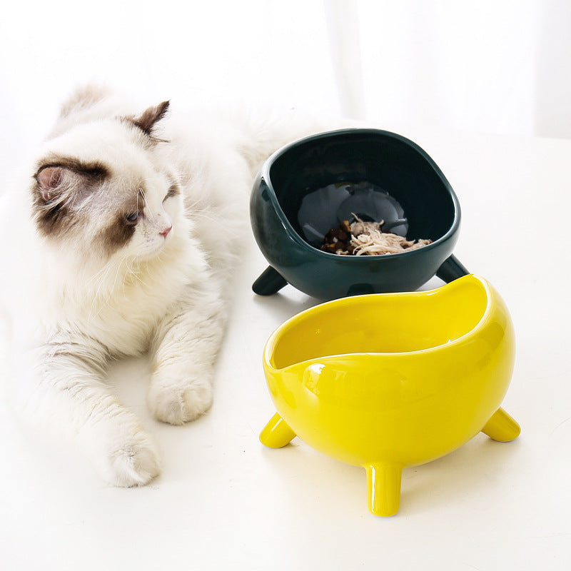 Cervical protection cat food bowl Pets Fashion