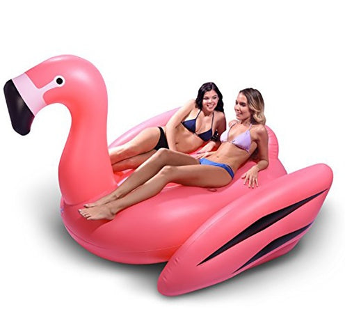 Environmental protection thickening 190CM with cup holder cup hole rope buckle inflatable flamingo powder swan floating row mount LuxuryLifeWay Online Store