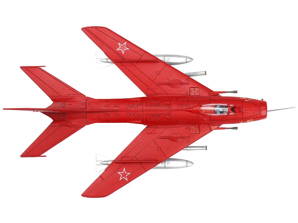 Mikoyan-Gurevich MiG-19S Farmer C Fighter Aircraft "Yellow 45" "VVS Display Team Soviet Air Force Kubinka Air Base" (1960) "Wing" Series  1/72 Diecast Model by Panzerkampf LuxuryLifeWay Online Store