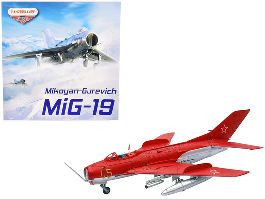 Mikoyan-Gurevich MiG-19S Farmer C Fighter Aircraft "Yellow 45" "VVS Display Team Soviet Air Force Kubinka Air Base" (1960) "Wing" Series  1/72 Diecast Model by Panzerkampf LuxuryLifeWay Online Store