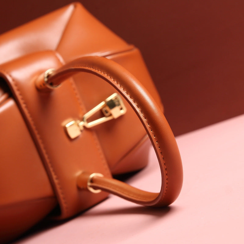 Leather handbags fashion dumplings handbag LadyShow.Store
