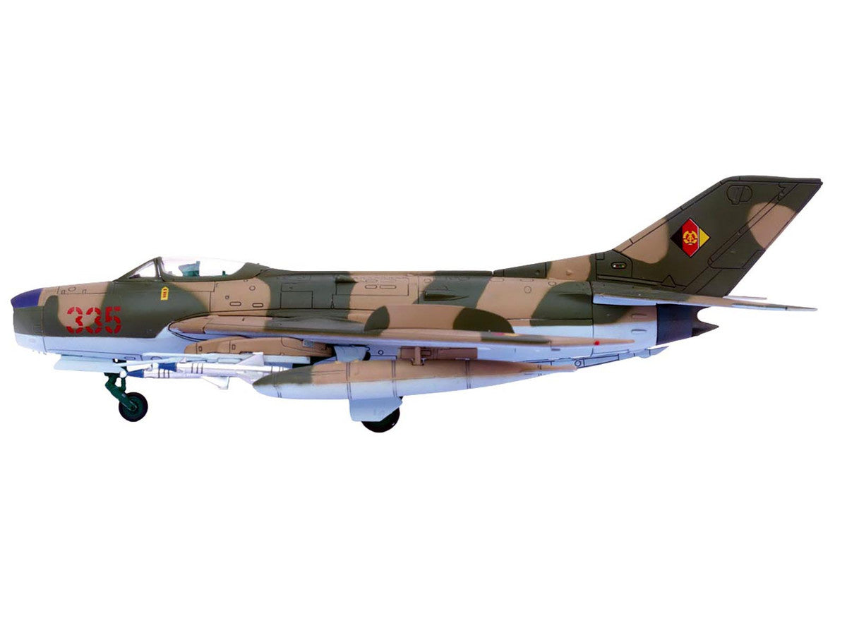 Mikoyan-Gurevich MiG-19PM Farmer-E Fighter Aircraft "Red 335" East German Air Force 1/72 Diecast Model by Panzerkampf LuxuryLifeWay Online Store