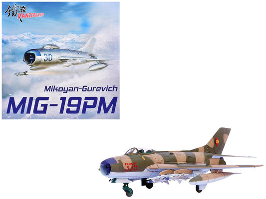 Mikoyan-Gurevich MiG-19PM Farmer-E Fighter Aircraft "Red 335" East German Air Force 1/72 Diecast Model by Panzerkampf LuxuryLifeWay Online Store