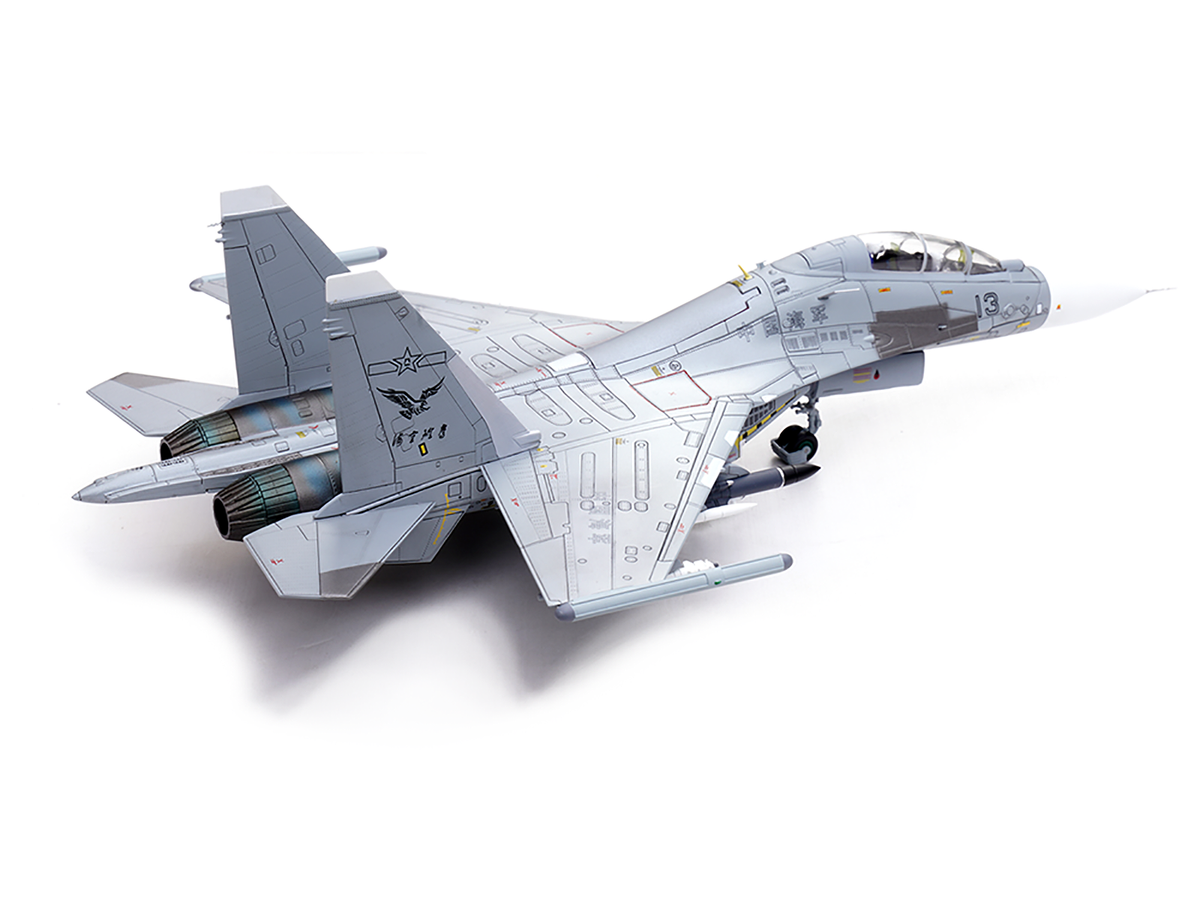 Sukhoi Su-30MKK Flanker-G Fighter Aircraft #13 "People's Liberation Army (PLA) Naval Aviation's Sea and Air Eagle Regiment" Chinese Air Force "Wing" Series 1/72 Diecast Model by Panzerkampf LuxuryLifeWay Online Store