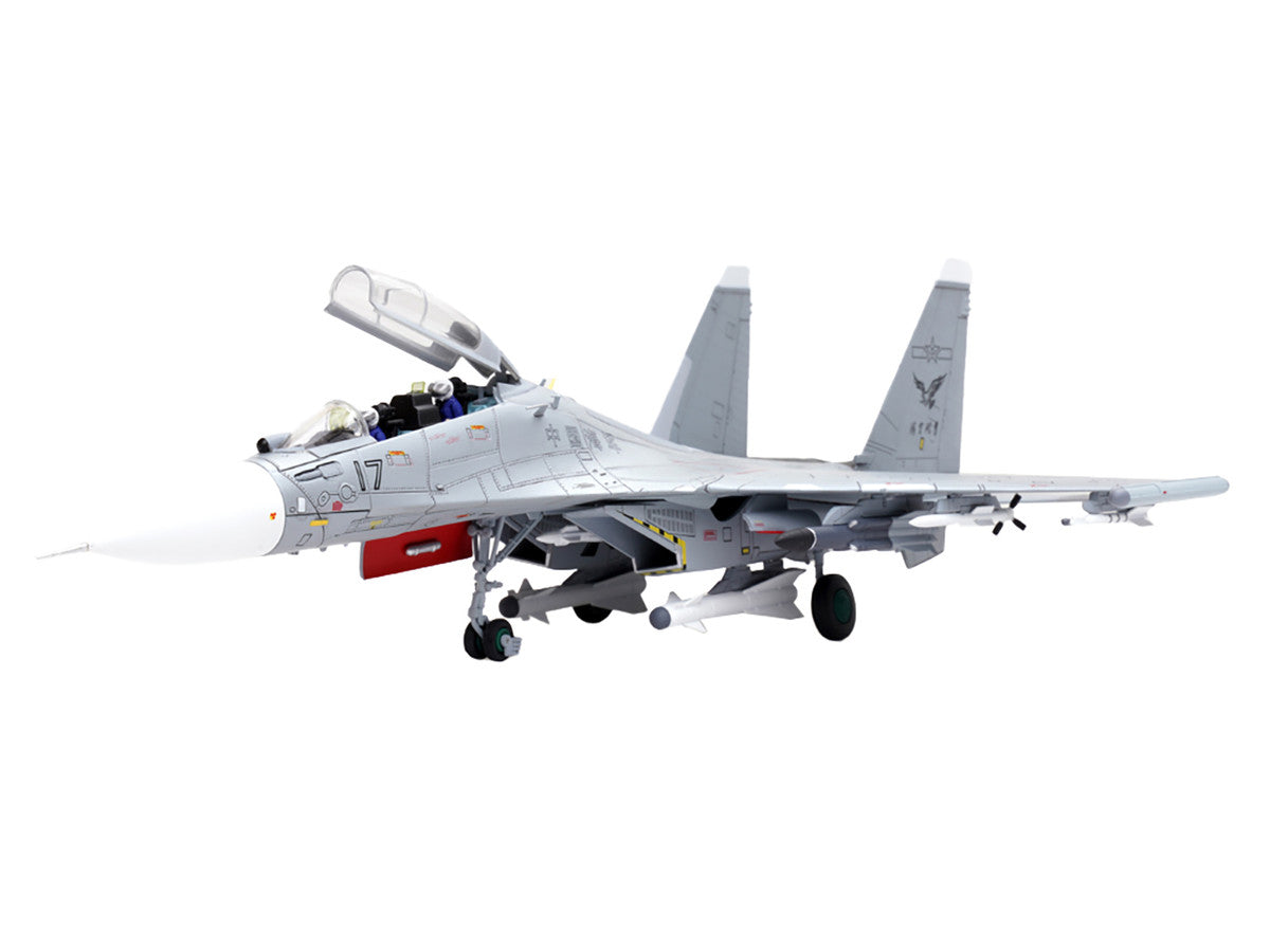 Sukhoi Su-30MKK Flanker-G Fighter Aircraft #17 "People's Liberation Army (PLA) Naval Aviation's Sea and Air Eagle Regiment" Chinese Air Force "Wing" Series 1/72 Diecast Model by Panzerkampf LuxuryLifeWay Online Store